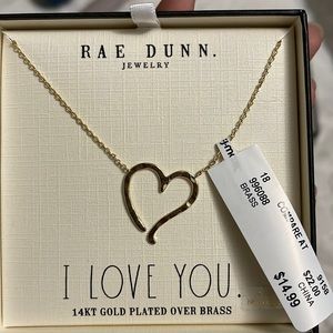 RAE DUNN | Heart necklace